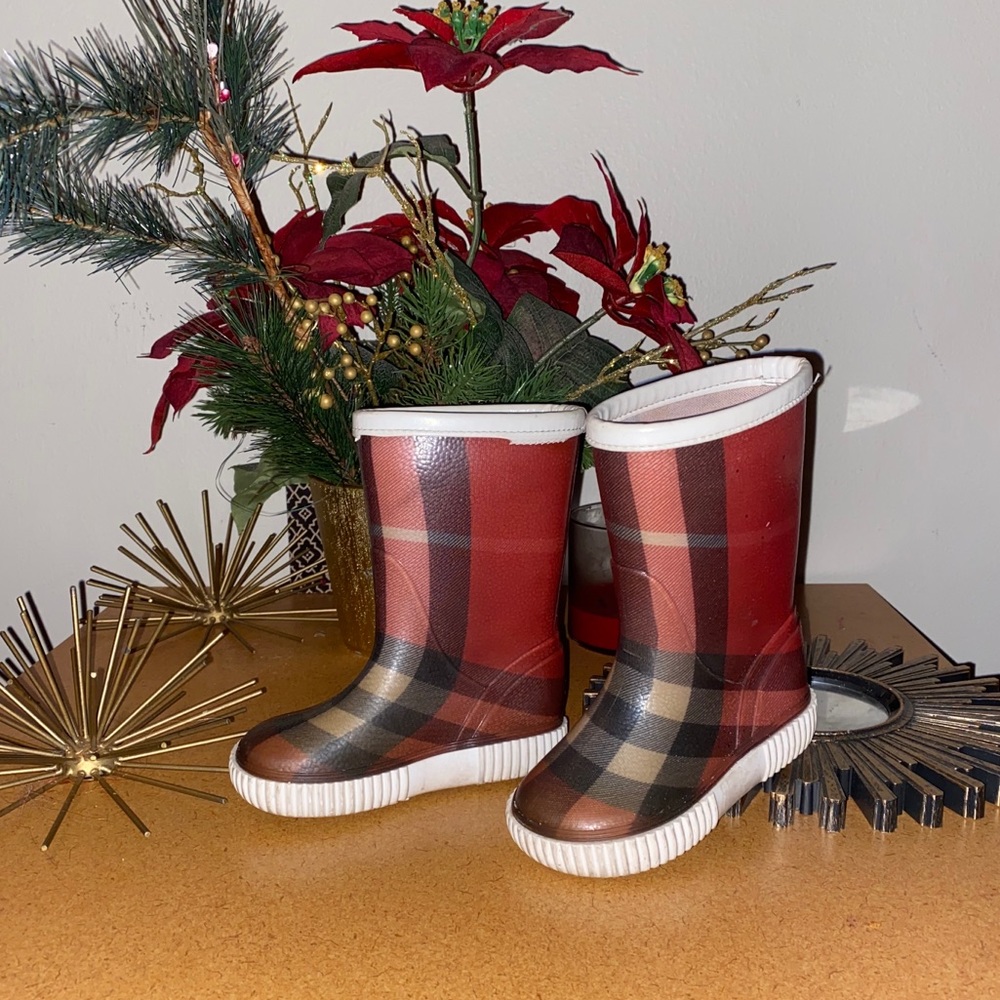 Toddler Burberry Rainboots